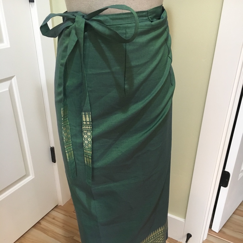Cambodian wrap around skirt